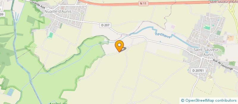 localisation de l'entreprise MADAME CLAIRE SOUCHET à SAINT-SAUVEUR-D'AUNIS