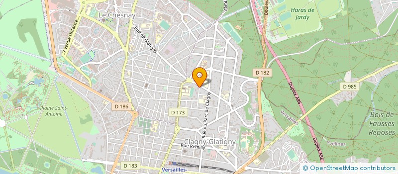 localisation de l'entreprise MADAME CLAIRE SOURIEAU à VERSAILLES