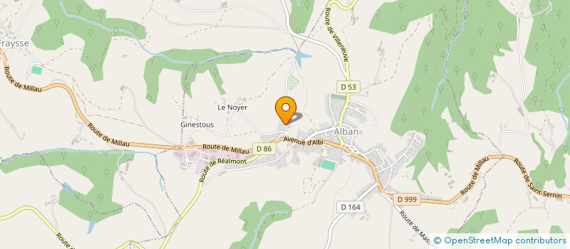 localisation de l'entreprise MADAME CLAIRE SOUYRIS  ALBAN