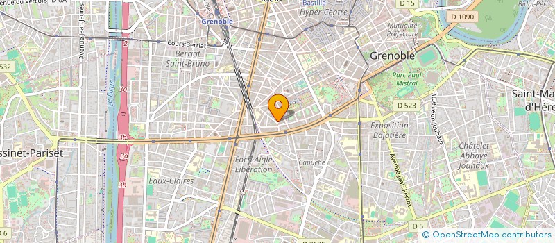 localisation de l'entreprise MADAME CLAIRE SPERANDIO  GRENOBLE