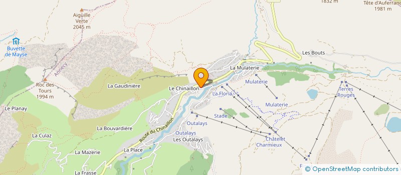 localisation de l'entreprise MADAME CLAIRE STEFANIDES  LE GRAND-BORNAND