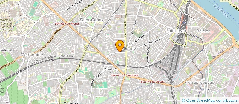 localisation de l'entreprise MADAME CLAIRE STEINER  BORDEAUX