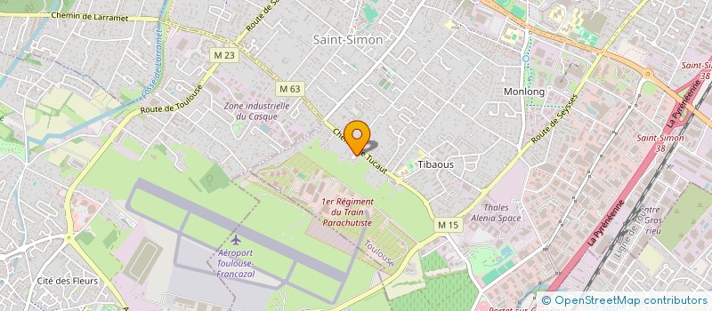 localisation de l'entreprise MADAME CLAIRE STEPHANE  TOULOUSE