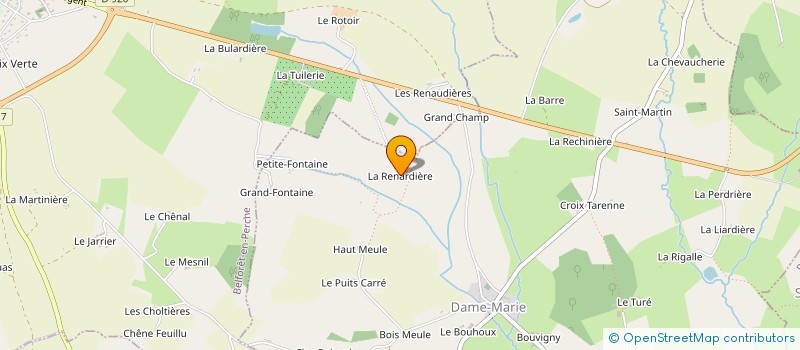 localisation de l'entreprise MADAME CLAIRE STICKLAND à BELLOU-LE-TRICHARD