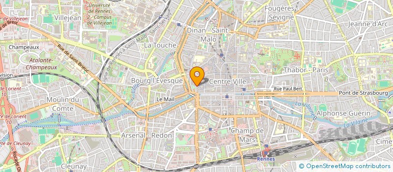 localisation de l'entreprise MADAME CLAIRE STREHAIANO  RENNES