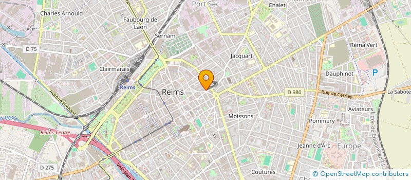 localisation de l'entreprise MADAME CLAIRE SUPPER  REIMS