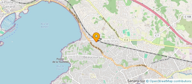 localisation de l'entreprise MADAME CLAIRE SUSINI  SANARY-SUR-MER