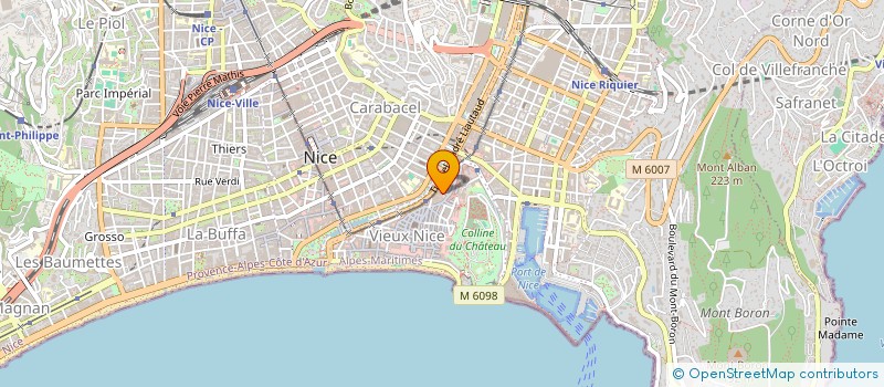 localisation de l'entreprise MADAME CLAIRE SYDA à NICE