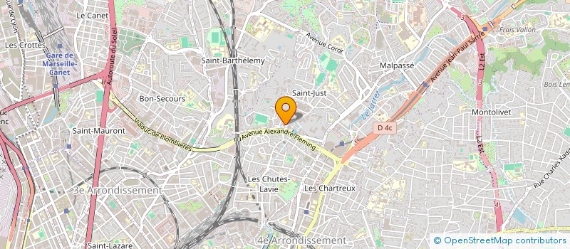 localisation de l'entreprise MADAME CLAIRE TAIEB à MARSEILLE
