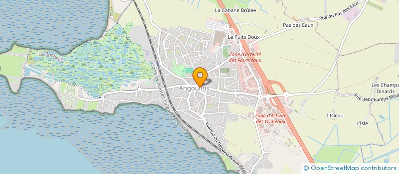 localisation de l'entreprise MADAME CLAIRE TAILLANDIER à ANGOULINS
