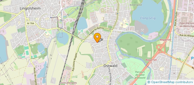 localisation de l'entreprise MADAME CLAIRE TANG  OSTWALD