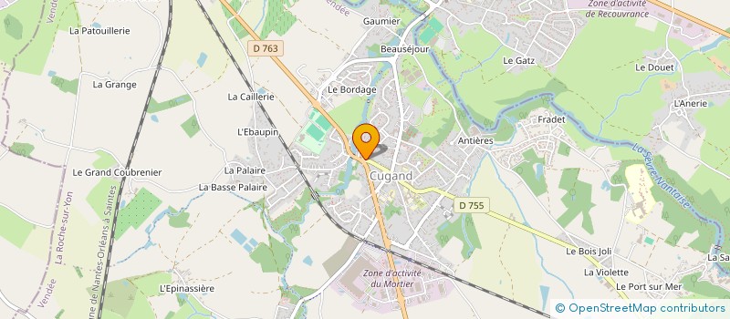 localisation de l'entreprise MADAME CLAIRE TANGUY à CUGAND