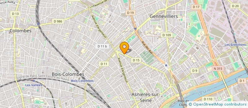 localisation de l'entreprise MADAME CLAIRE TASSILLY à ASNIERES-SUR-SEINE