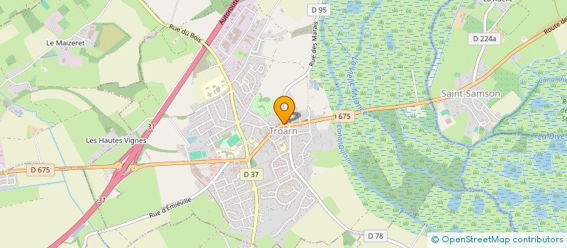 localisation de l'entreprise MADAME CLAIRE TAUPIN  TROARN