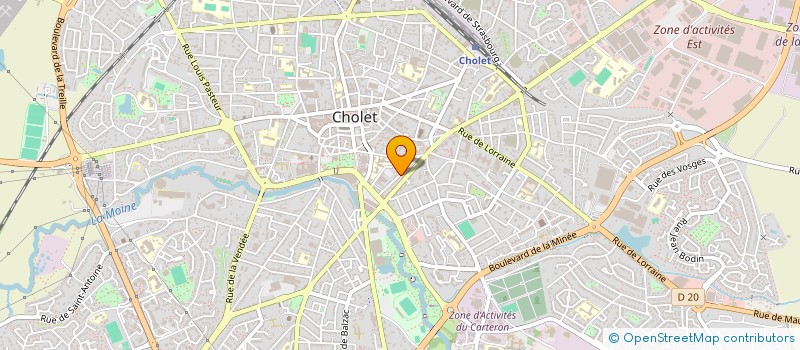 localisation de l'entreprise MADAME CLAIRE TAVERNIER à CHOLET