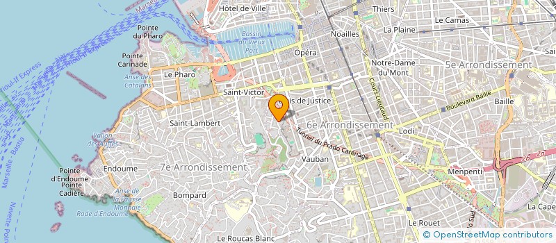 localisation de l'entreprise MADAME CLAIRE TEILLET à MARSEILLE