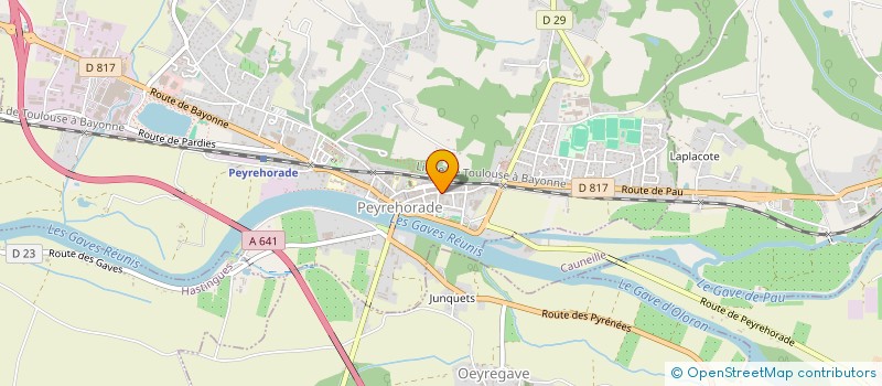 localisation de l'entreprise MADAME CLAIRE TEISSERENC  PEYREHORADE