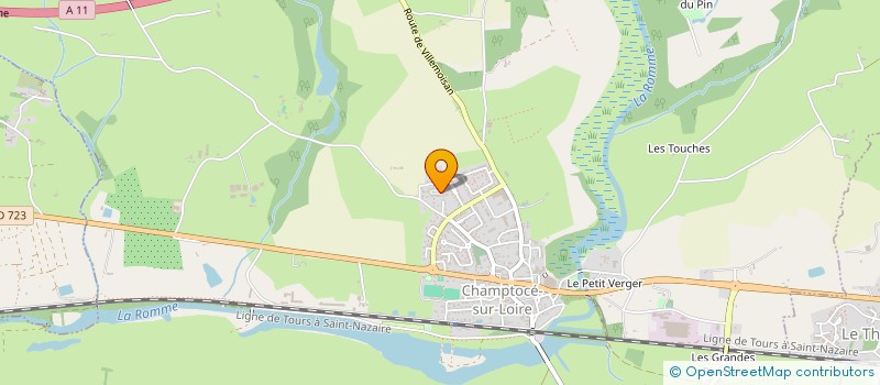 localisation de l'entreprise MADAME CLAIRE TERRIEN  CHAMPTOCE-SUR-LOIRE