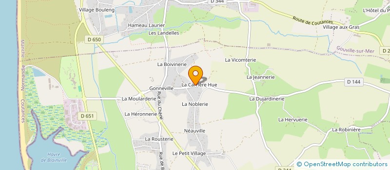 localisation de l'entreprise MADAME CLAIRE TESSON à BLAINVILLE-SUR-MER