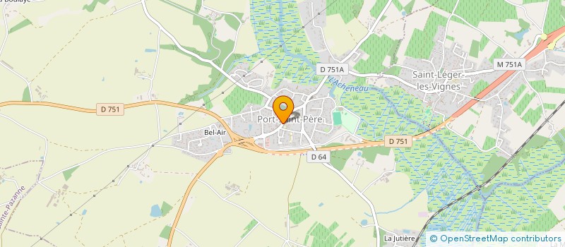 localisation de l'entreprise MADAME CLAIRE TEXIER  SAINT-LEGER-LES-VIGNES