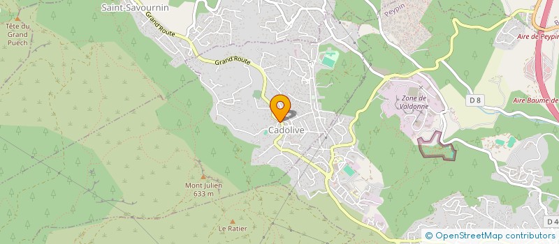 localisation de l'entreprise MADAME CLAIRE THEVENET  CADOLIVE