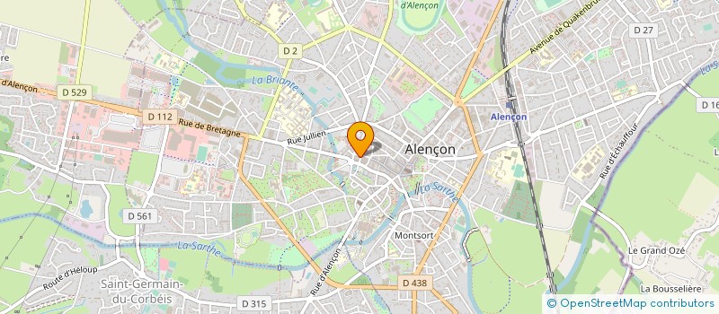 localisation de l'entreprise MADAME CLAIRE THIERRY à ALENCON