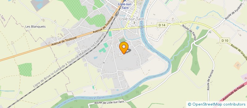 localisation de l'entreprise MADAME CLAIRE THIERRY à LISLE-SUR-TARN