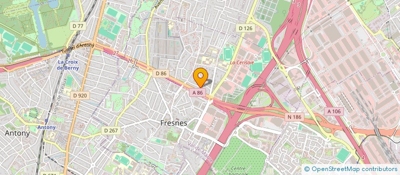 localisation de l'entreprise MADAME CLAIRE THOMAS à FRESNES