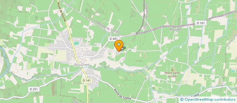 localisation de l'entreprise MADAME CLAIRE THOMAS  BOUCHET