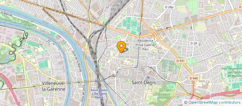 localisation de l'entreprise MADAME CLAIRE THOUVENOT  SAINT-DENIS