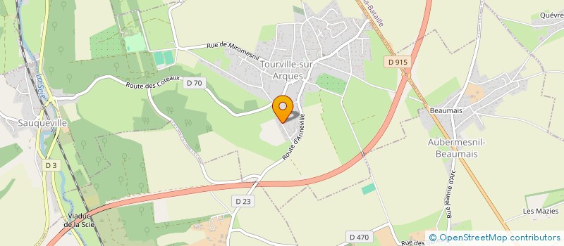 localisation de l'entreprise MADAME CLAIRE TILQUIN à TOURVILLE-SUR-ARQUES