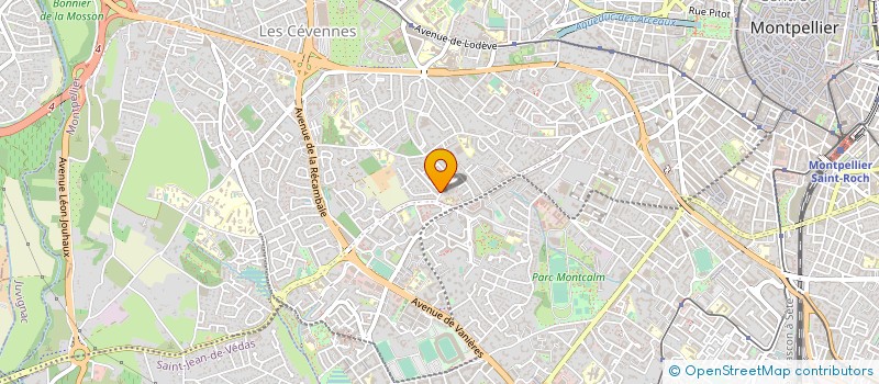 localisation de l'entreprise MADAME CLAIRE TISSERON à MONTPELLIER