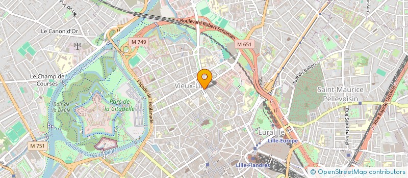 localisation de l'entreprise MADAME CLAIRE TITRAN à LILLE