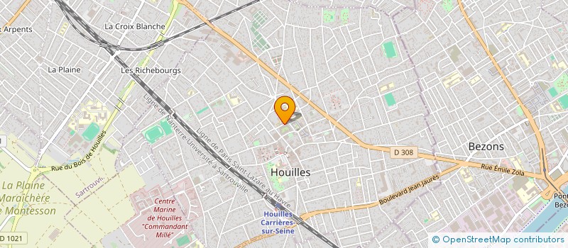 localisation de l'entreprise MADAME CLAIRE TORCHIO  HOUILLES