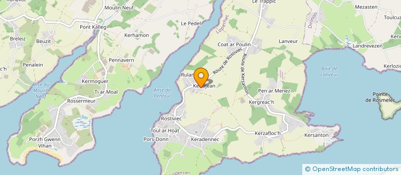 localisation de l'entreprise MADAME CLAIRE TORILLEC  LOPERHET