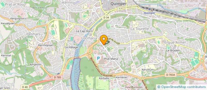 localisation de l'entreprise MADAME CLAIRE TOUZE à CAEN