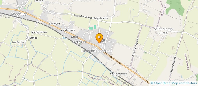 localisation de l'entreprise MADAME CLAIRE TOUZET  SAINT-MARTIN-PETIT