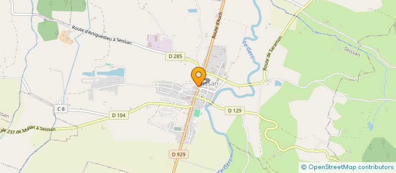 localisation de l'entreprise MADAME CLAIRE TREMERIE  SEISSAN