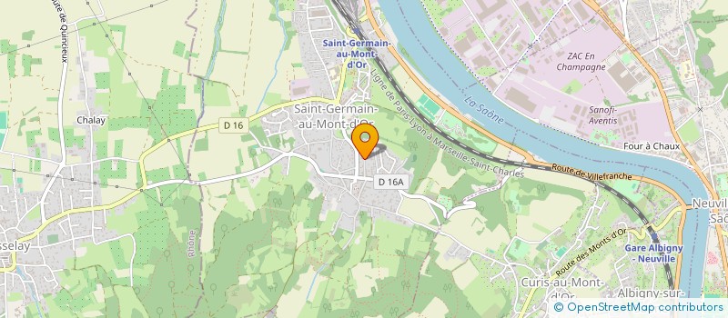 localisation de l'entreprise MADAME CLAIRE TRIPIER  SAINT-GERMAIN-AU-MONT-D'OR