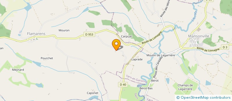 localisation de l'entreprise MADAME CLAIRE TRONCO  FLAMARENS