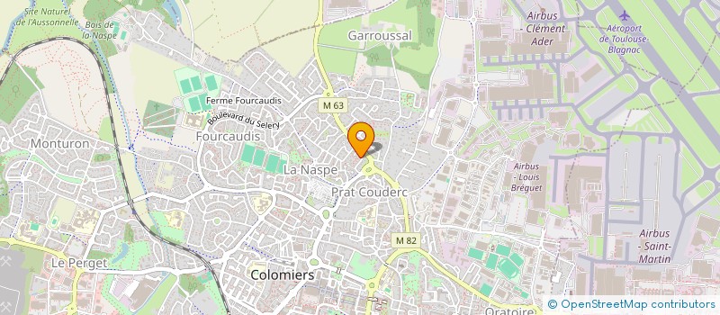 localisation de l'entreprise MADAME CLAIRE TRUFLANDIER à COLOMIERS