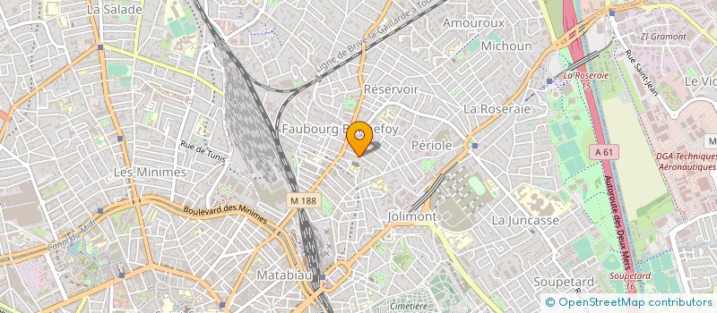 localisation de l'entreprise MADAME CLAIRE TUALLE à TOULOUSE
