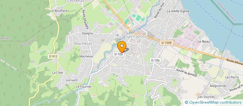 localisation de l'entreprise MADAME CLAIRE TYL à SAINT-JORIOZ