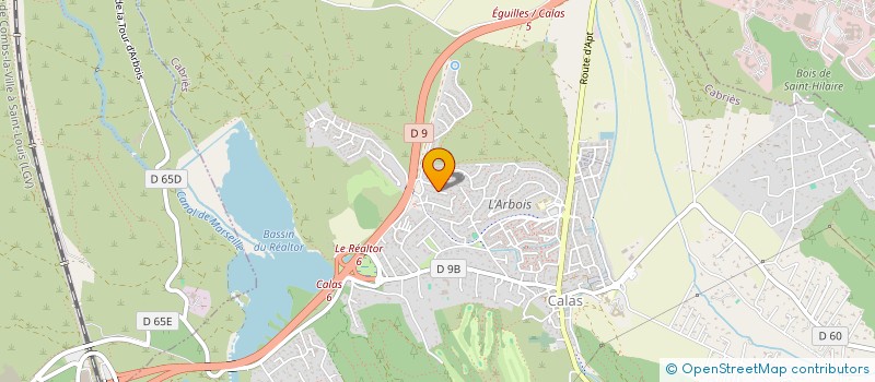 localisation de l'entreprise MADAME CLAIRE VACHER-COPONAT  CABRIES