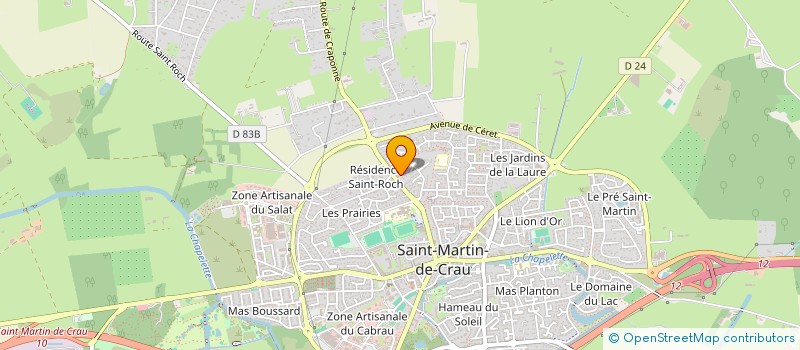 localisation de l'entreprise MADAME CLAIRE VALLEE à SAINT-MARTIN-DE-CRAU