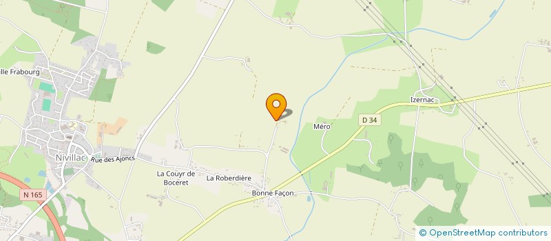 localisation de l'entreprise MADAME CLAIRE VALLETTE D'OSIA  NIVILLAC