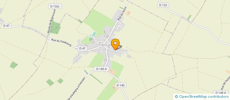 localisation de l'entreprise MADAME CLAIRE VAN DEN MEERSSCHAUT  FRESSAIN