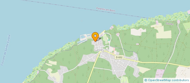 localisation de l'entreprise MADAME CLAIRE VAN DER STEEN  GASTES