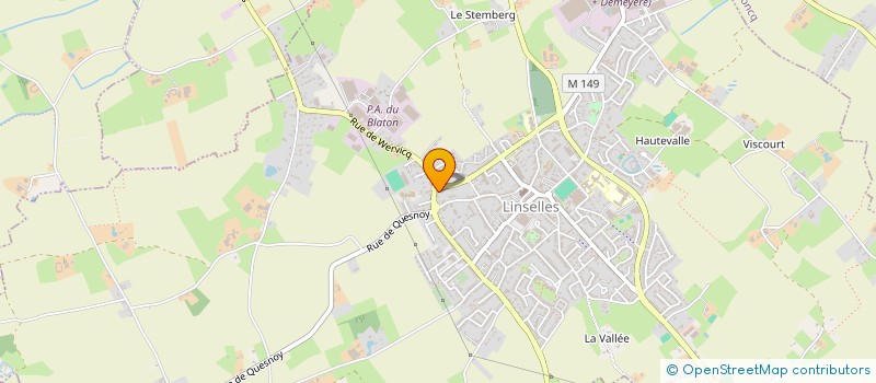 localisation de l'entreprise MADAME CLAIRE VANDAELE  LINSELLES