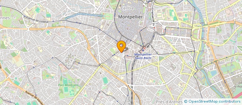 localisation de l'entreprise MADAME CLAIRE VANNIERE  MONTPELLIER